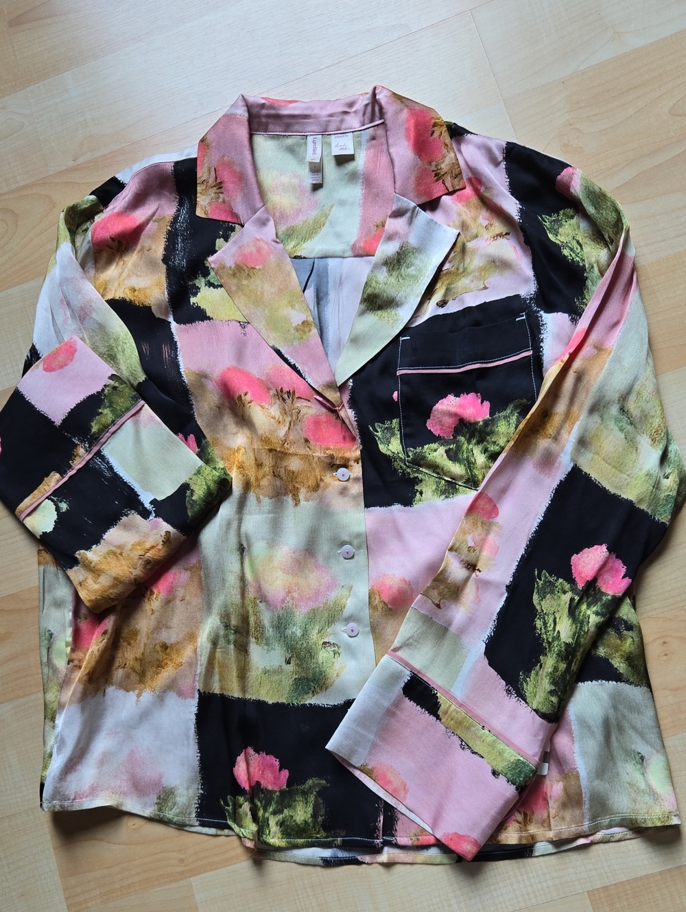 NWT LyreBird Silky Oversized Pajama Shirt AND Pajama Pant - Picture 7 of 7